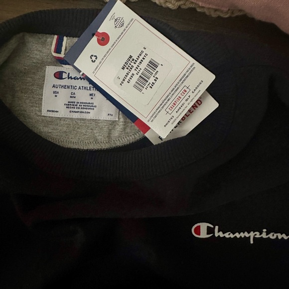 NWT Men’s Navy Champion Sweater - Picture 3 of 3